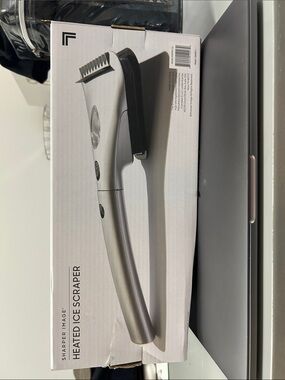 Heated Ice Scraper for Men Grooming - Silver
